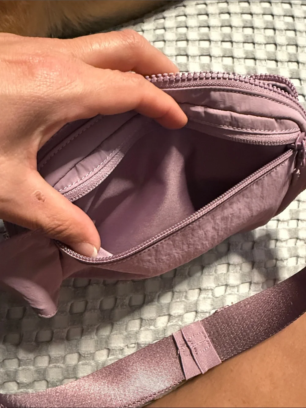 Lemon Dusty Rose Crossbody Belt Bag